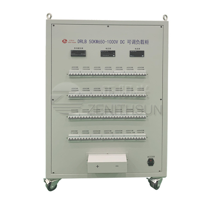 Cabinet résistif variable portatif de banque de charge de banque de charge fictive de C.C de 50kW 650V-1000V