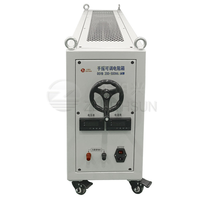 10kW 50 ohms glissant la banque de résistance de puissance variable avec la roue de main